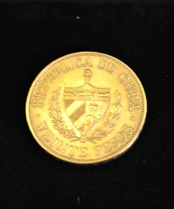 Vintage Coins — Veinte Pesos Cuban Coin in Miami, FL
