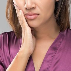 Gum Disease Care Woman with tooth pain