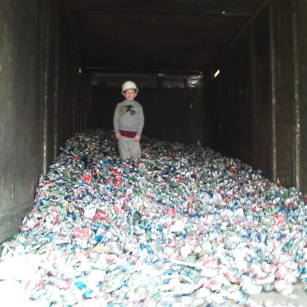 crushed cans