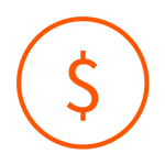 Graphic depicting a dollar symbol representing financial donations of Positive Images donors.