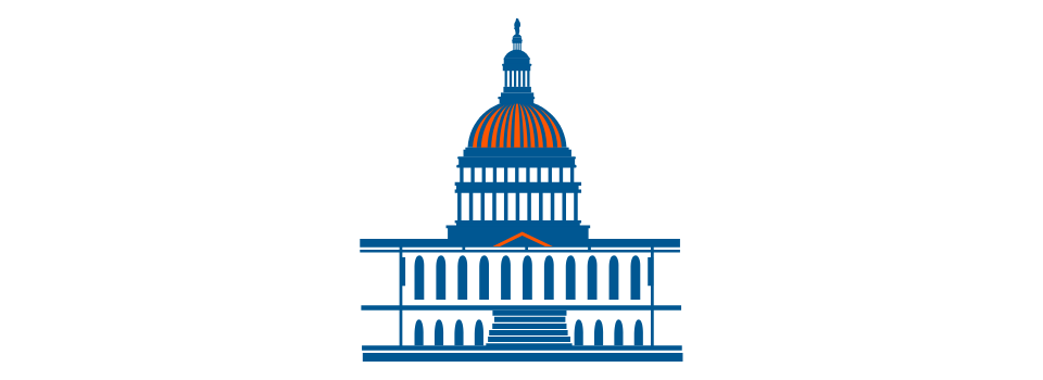 Graphic depicting the Wisconsin State Capital representing Positive Images participants engaging local and state government