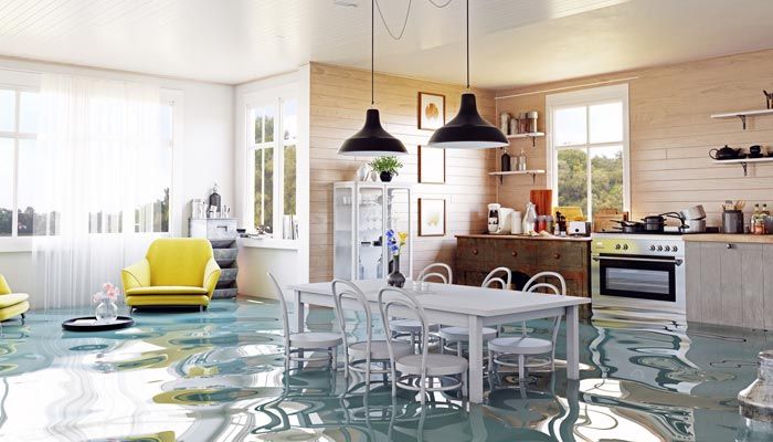 Water Restoration — Flooded House in Metro Atlanta, GA Flooded House