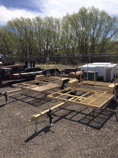 wood trailers - custom railing in Cheyenne, WY