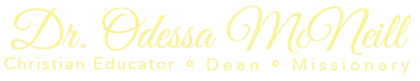 The name dr. olivia mcneill is written in yellow on a white background.