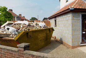 skip containing rubbish