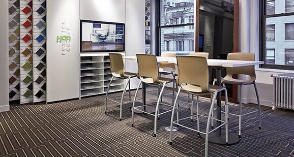 High Chairs and Table - Office Furniture Showroom in Ridgewood, NY