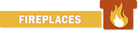 Flame Fireplaces Button - Chimney Sweep