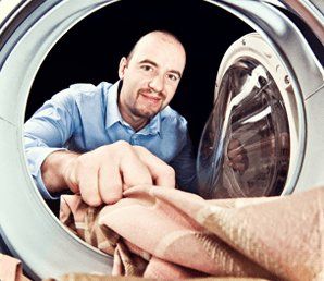 Heavy-duty items washed