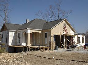 New house construction