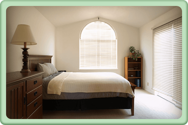 Soft furnishings - Whitehaven, Cumbria, Workington, Egremont, Cockermouth, Maryport - Elliot and Black Ltd - Bedroom with blinds Soft furnishings - Whitehaven, Cumbria, Workington, Egremont, Cockermouth, Maryport - Elliot and Black Ltd - Bedroom with blinds
