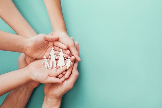 Hands Holding Family Paper Cutout — Locust, NC — Barbee Insurance Agency