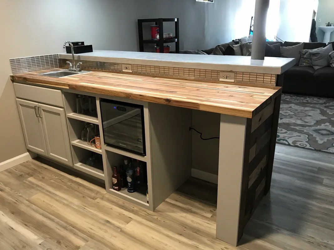 Kichen Countertop in Basement — Allentown, PA — Premier CCM, INC