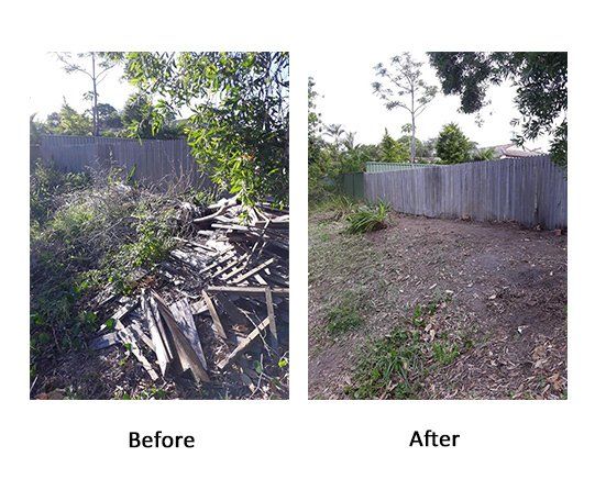 Clean backyard — Rubbish Removal in Central Coast, NSW Clean backyard — Rubbish Removal in Central Coast, NSW