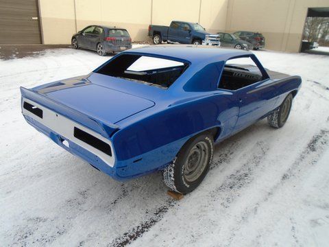 1969 Blue Camaro Back View — Pipersville, PA — The Vette Shop