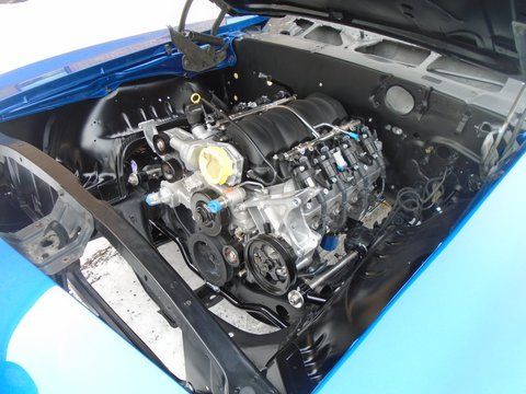 1969 Blue Camaro Clean Engine — Pipersville, PA — The Vette Shop