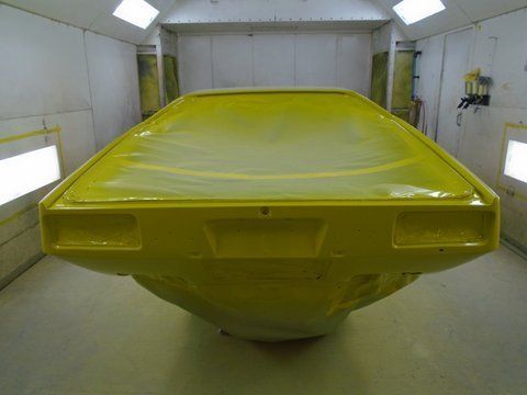 1972 Pantera Painted Frame — Pipersville, PA — The Vette Shop