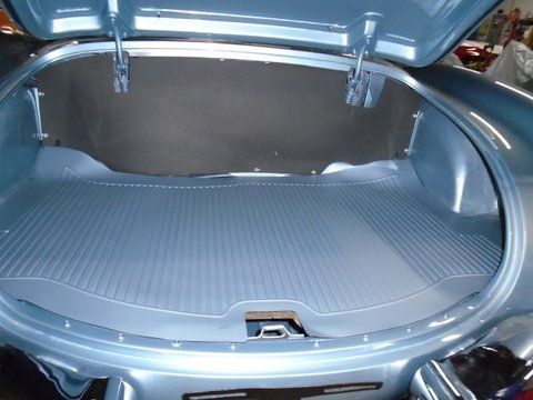 1958 Silver Blue Corvette New Trunk — Pipersville, PA — The Vette Shop