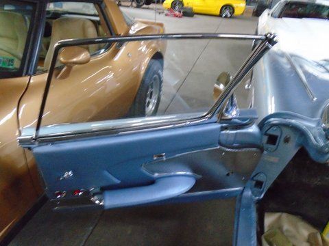 1958 Silver Blue Corvette Door Sheet Metal — Pipersville, PA — The Vette Shop