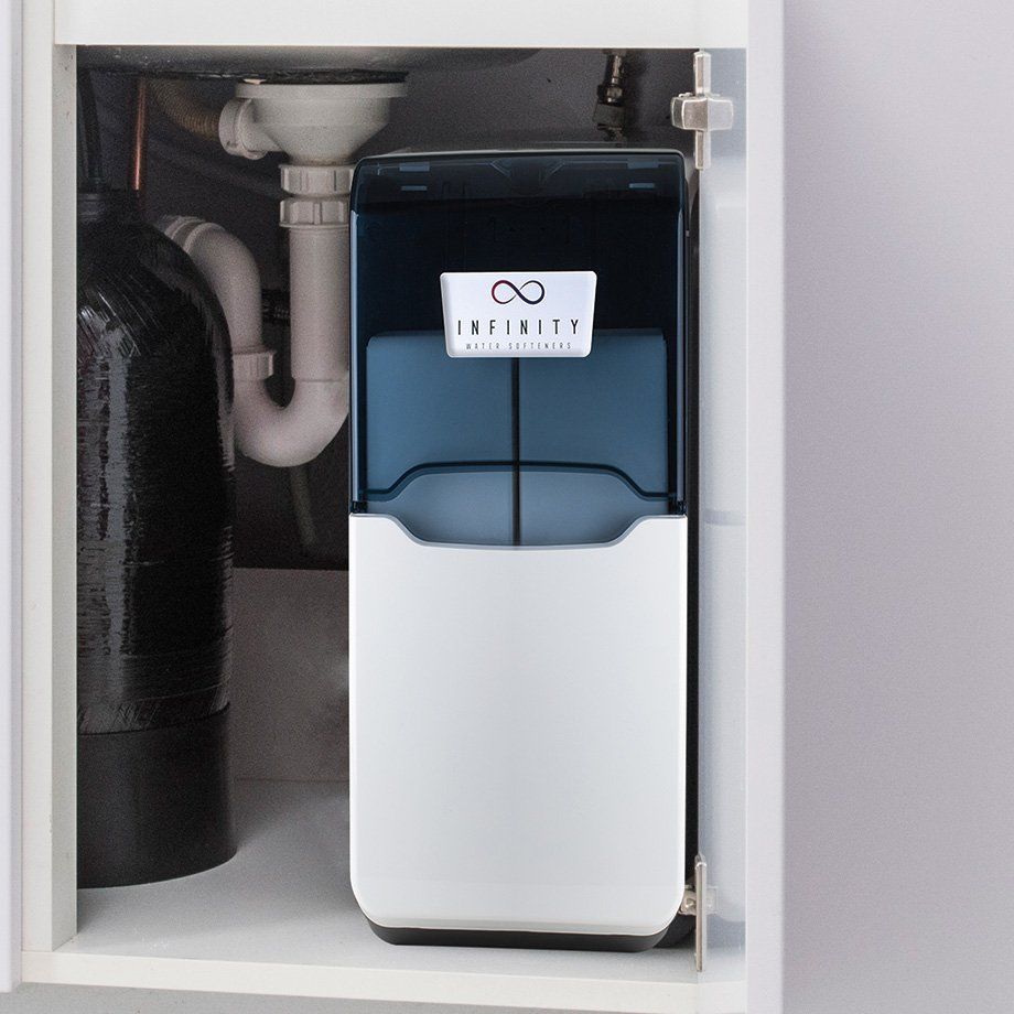 block salt under sink