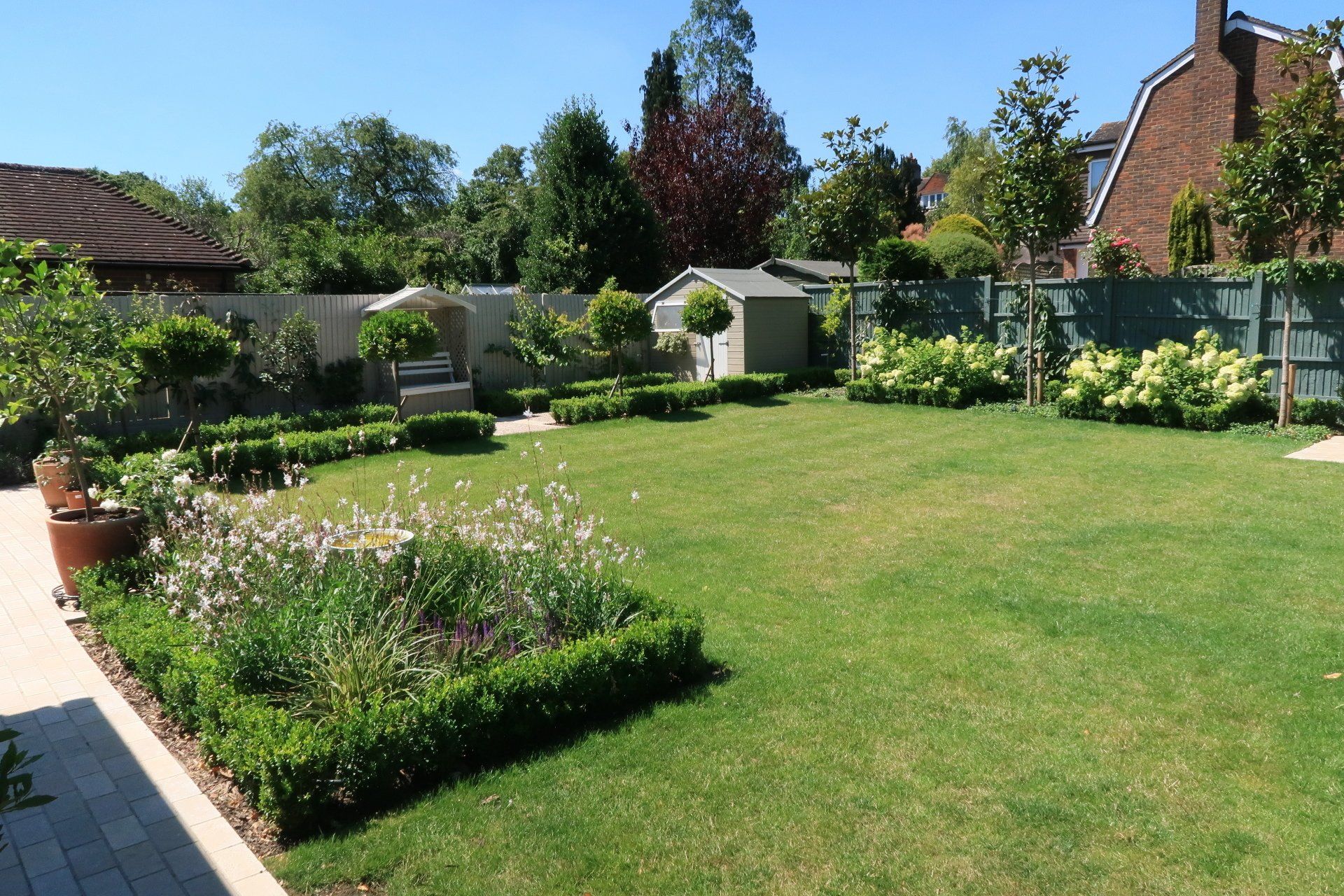 Formal garden in West Sussex by Hugh Tanton Garden Design