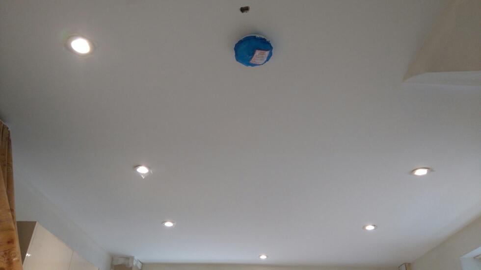 Indoor electrical work example