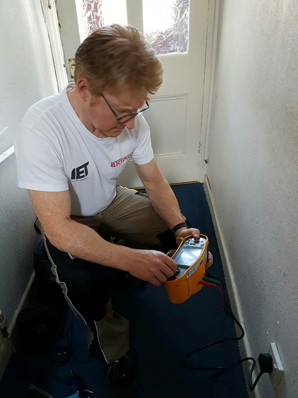 Carl Ramplin at work