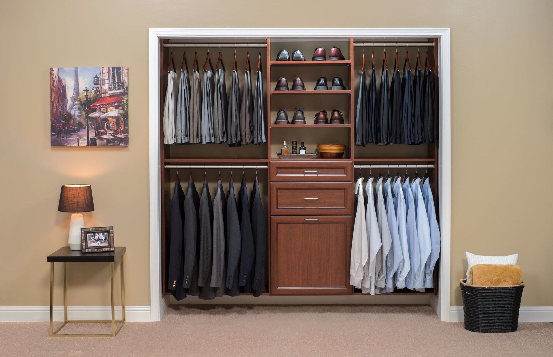 Custom Wall Mounted Closet System