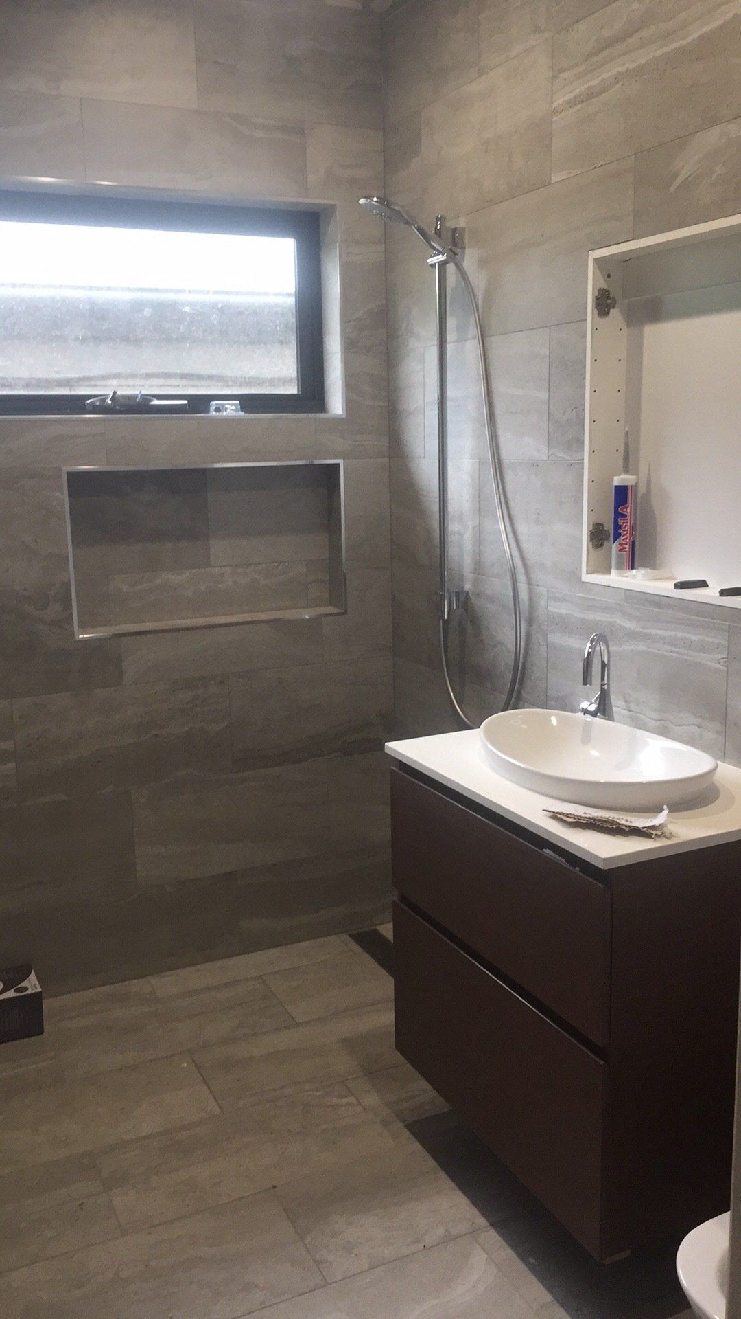 shower and sink