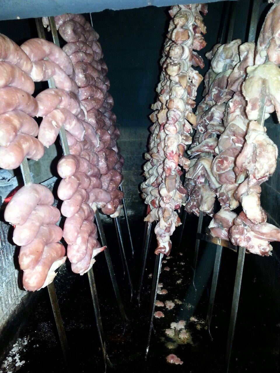 meat skewers