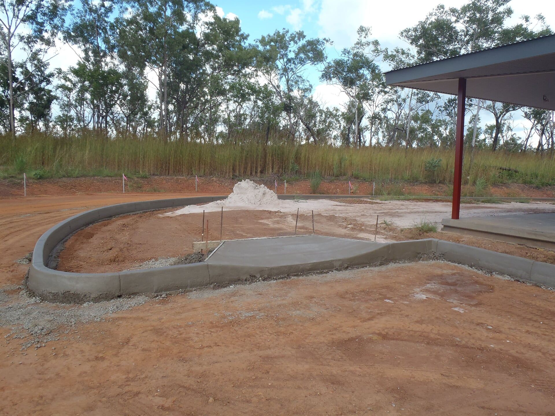 Under Construction Car Park — Lavercombe Quarries In Virginia, NT