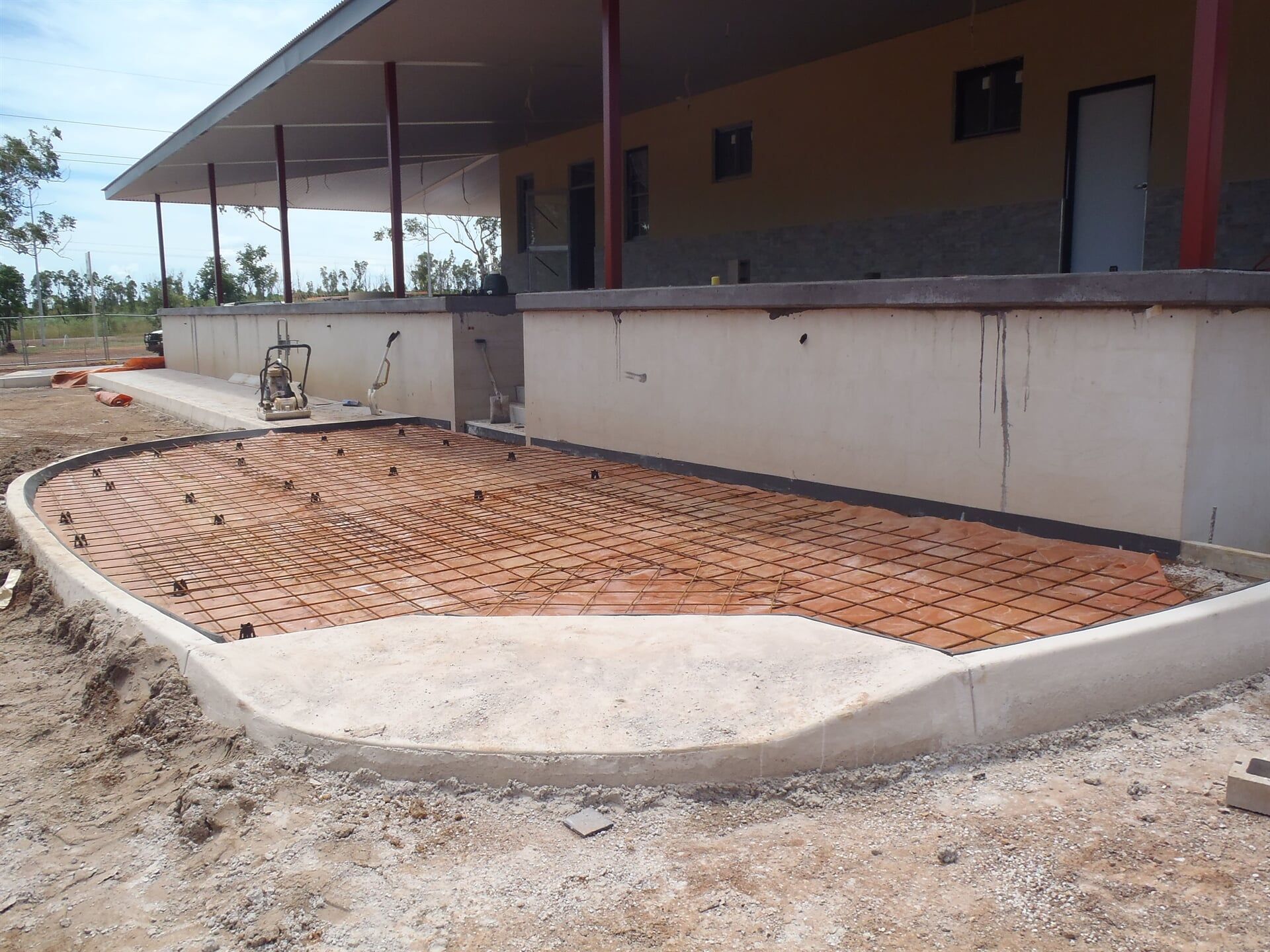 Car Park Under Construction — Lavercombe Quarries In Virginia, NT