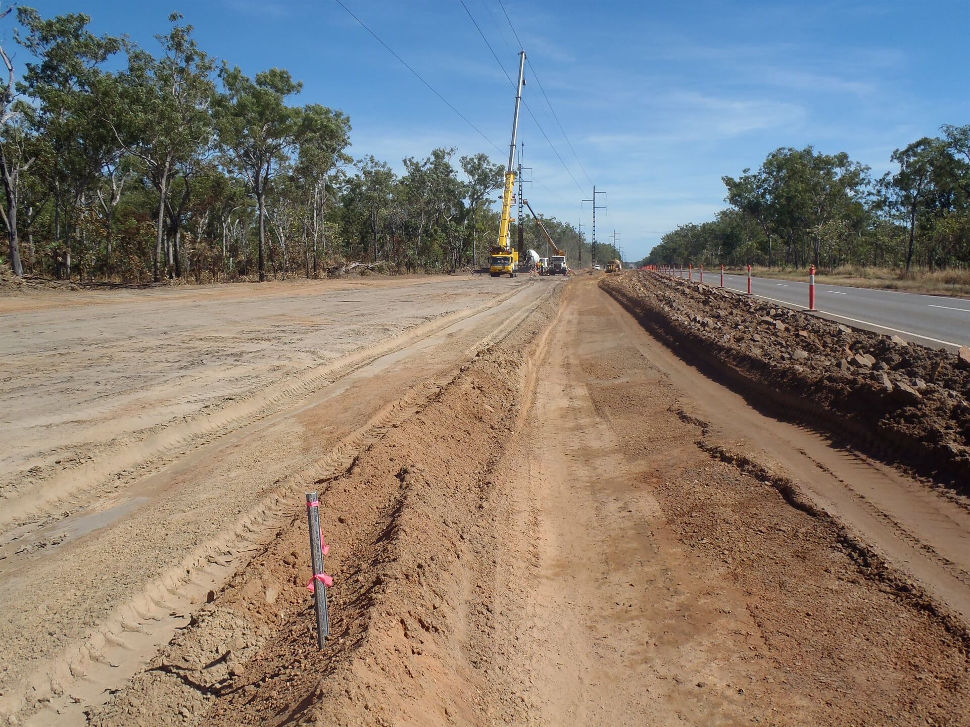 Highway Road Under Construction — Lavercombe Quarries In Virginia, NT
