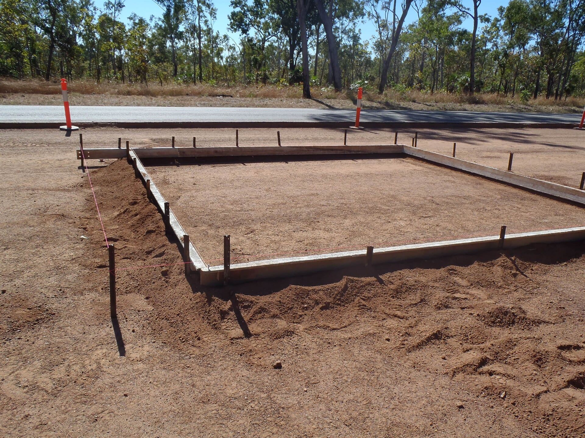 Constructing Platform — Lavercombe Quarries In Virginia, NT