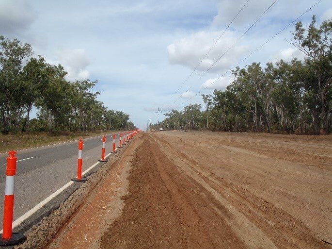 Highway Under Construction — Lavercombe Quarries In Virginia, NT