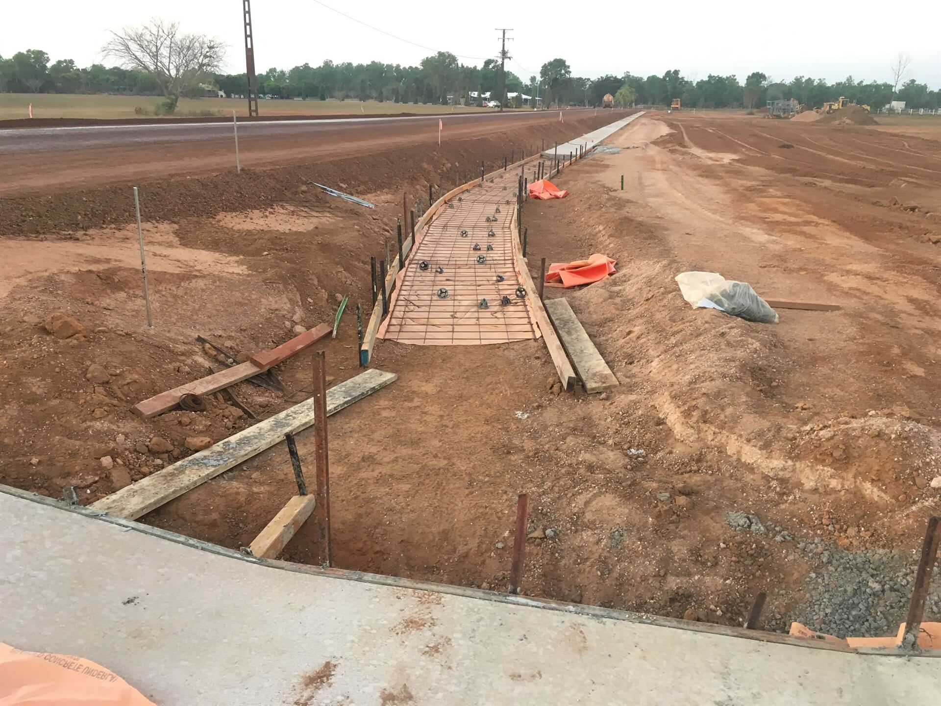 Field Under Construction — Lavercombe Quarries In Virginia, NT