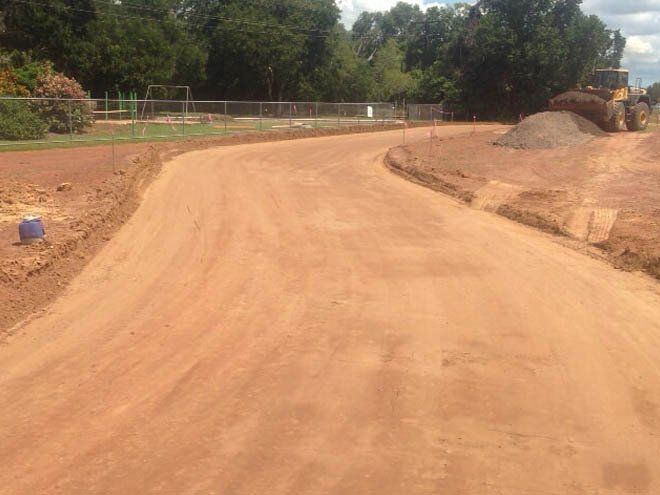 Road Under Construction — Lavercombe Quarries In Virginia, NT
