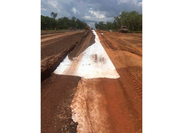Road Intersection Constructing — Lavercombe Quarries In Virginia, NT