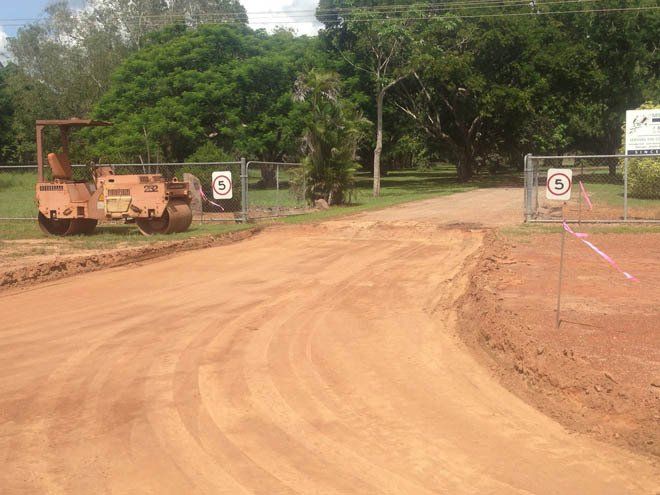 Constructing Road — Lavercombe Quarries In Virginia, NT