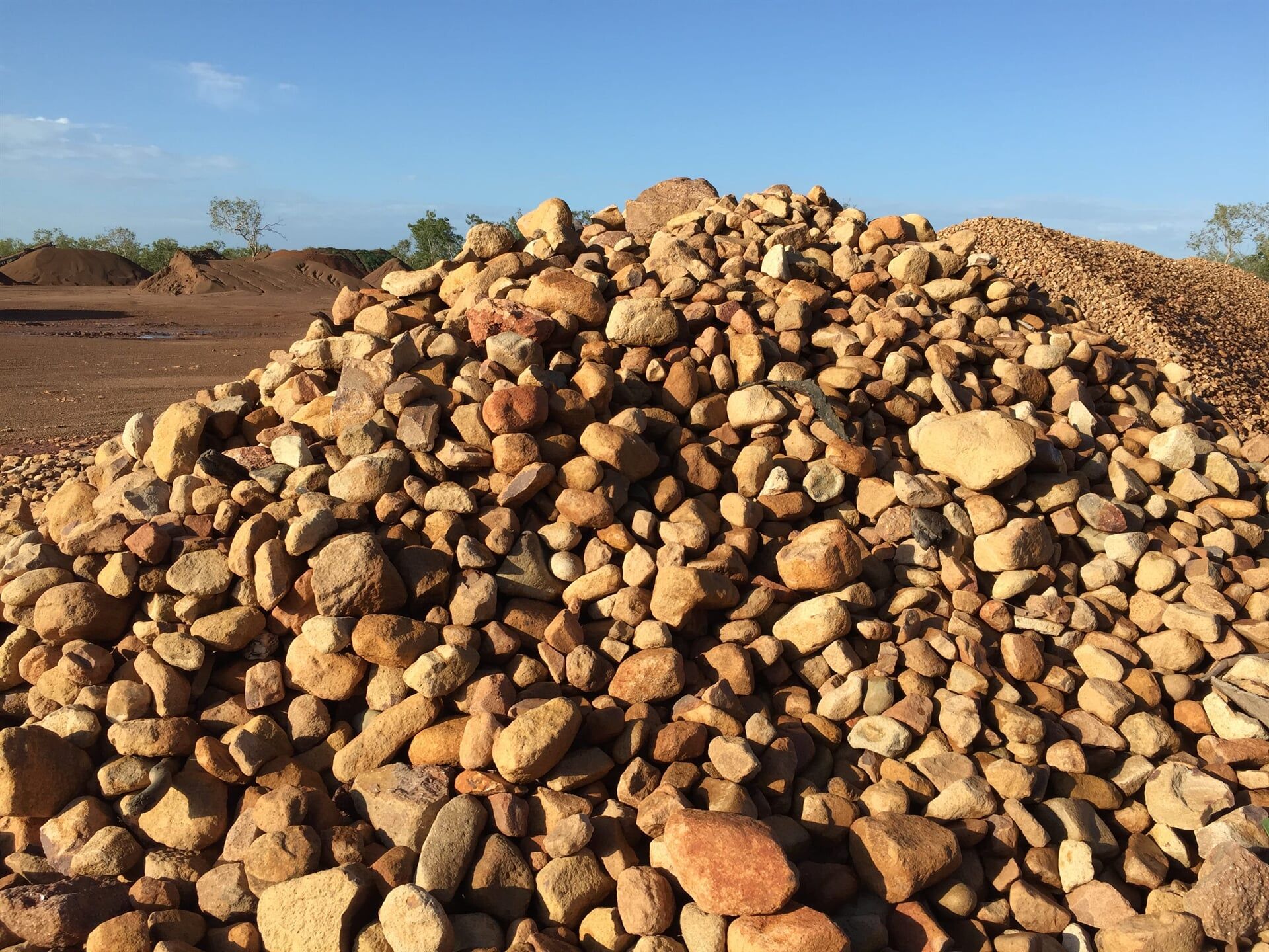 River Rock Mound — Lavercombe Quarries In Virginia, NT