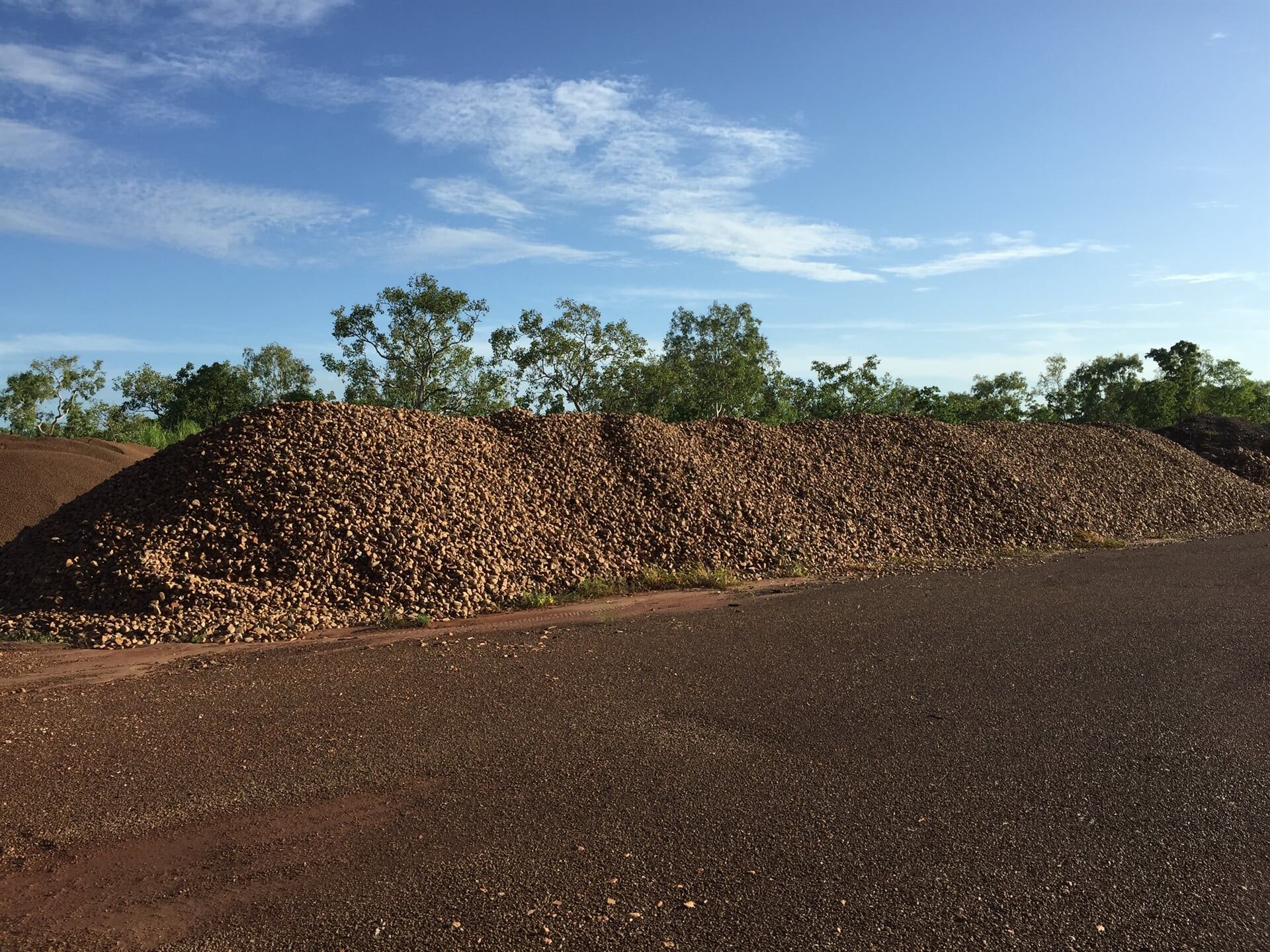 River Rock Pile — Lavercombe Quarries In Virginia, NT