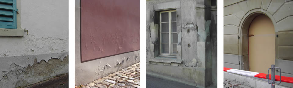 water damaged walls