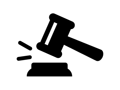 gavel icon.