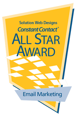 Constant Contact award earned by Craig Corbel for outstanding email marketing results and audience engagement.