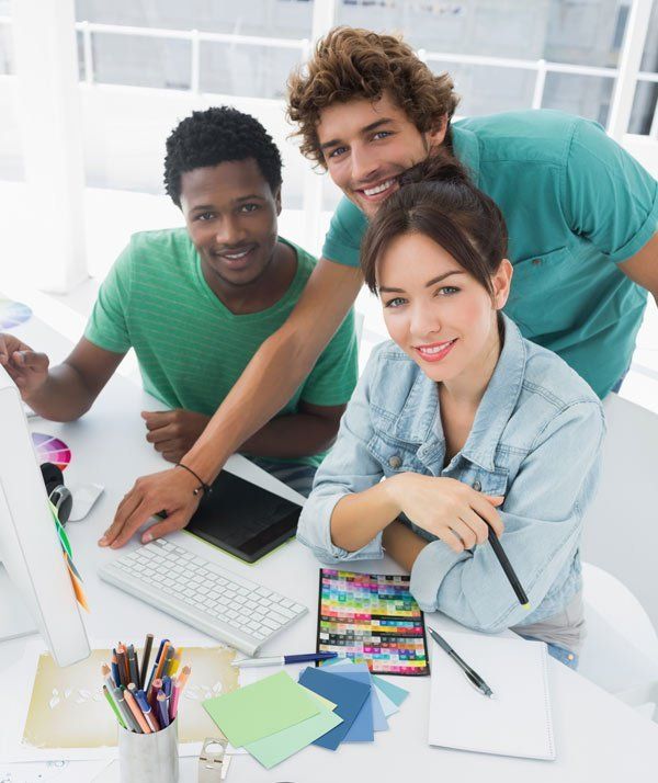 Some of the Design Team providing Web and Graphic Design, Serving Clients in Manhattan, NYC, Nassau County, and Suffolk County, Long Island, NY Since 1998