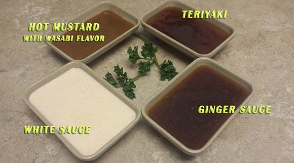 Different Type Of Sauce — Chesapeake, VA — Kyoto Japanese Steak House