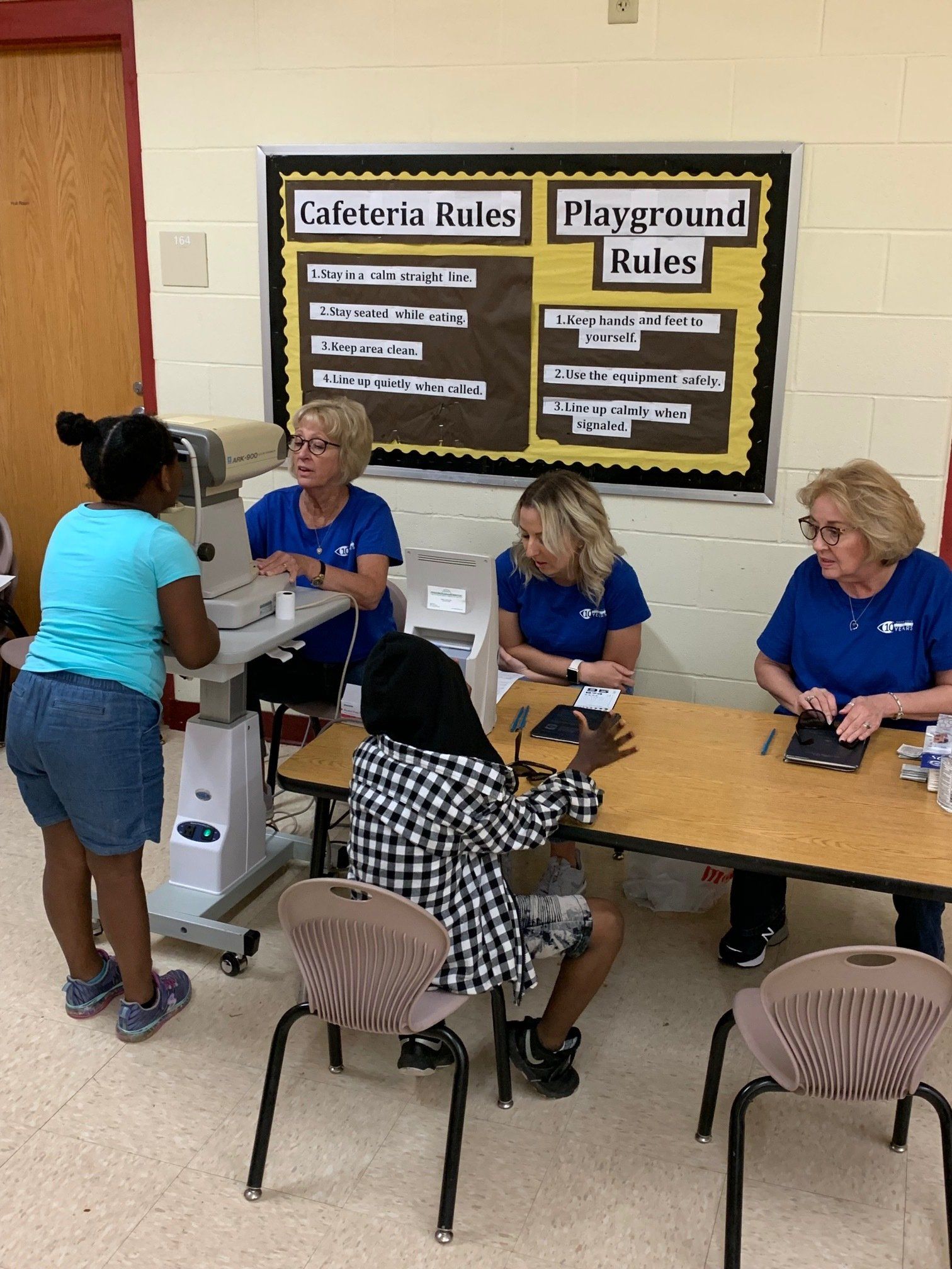 Focal Pointe Eye Care Team providing Vision Screening