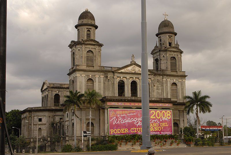 managua carhedral front view
