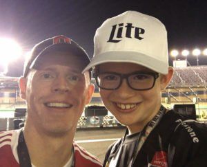 Diegan and Dr. Lyons at a sporting event