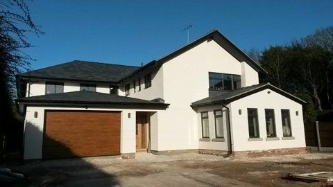 Finished house in Latchford Road