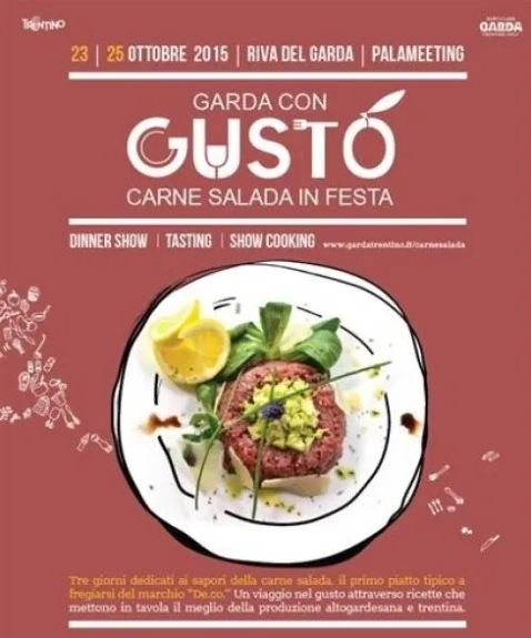 locandina di un evento gastronomico trentino